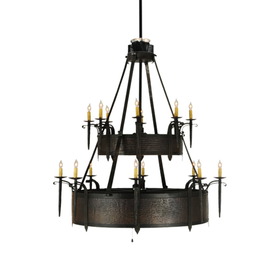 Meyda Tiffany Costello 8 Light 51" Wide Taper Candle Style Chandelier