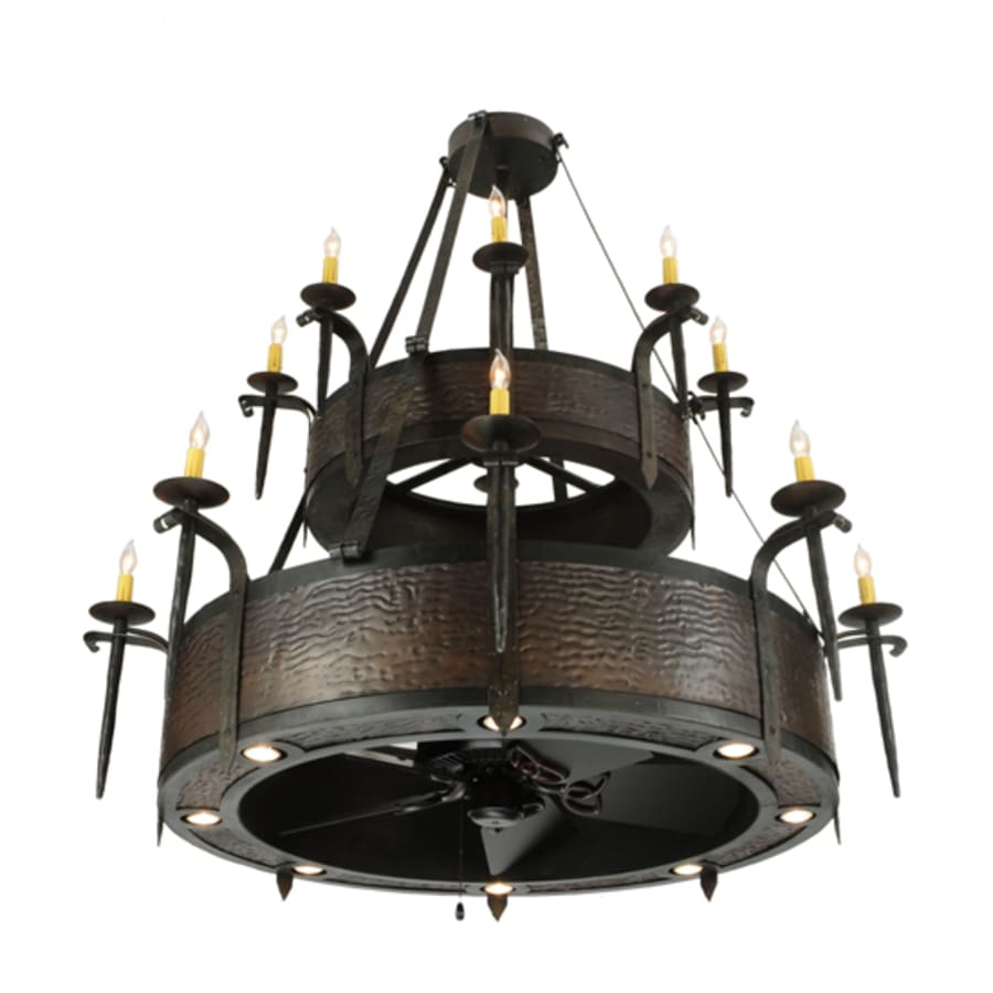 Meyda Tiffany Costello 8 Light 51" Wide Taper Candle Style Chandelier