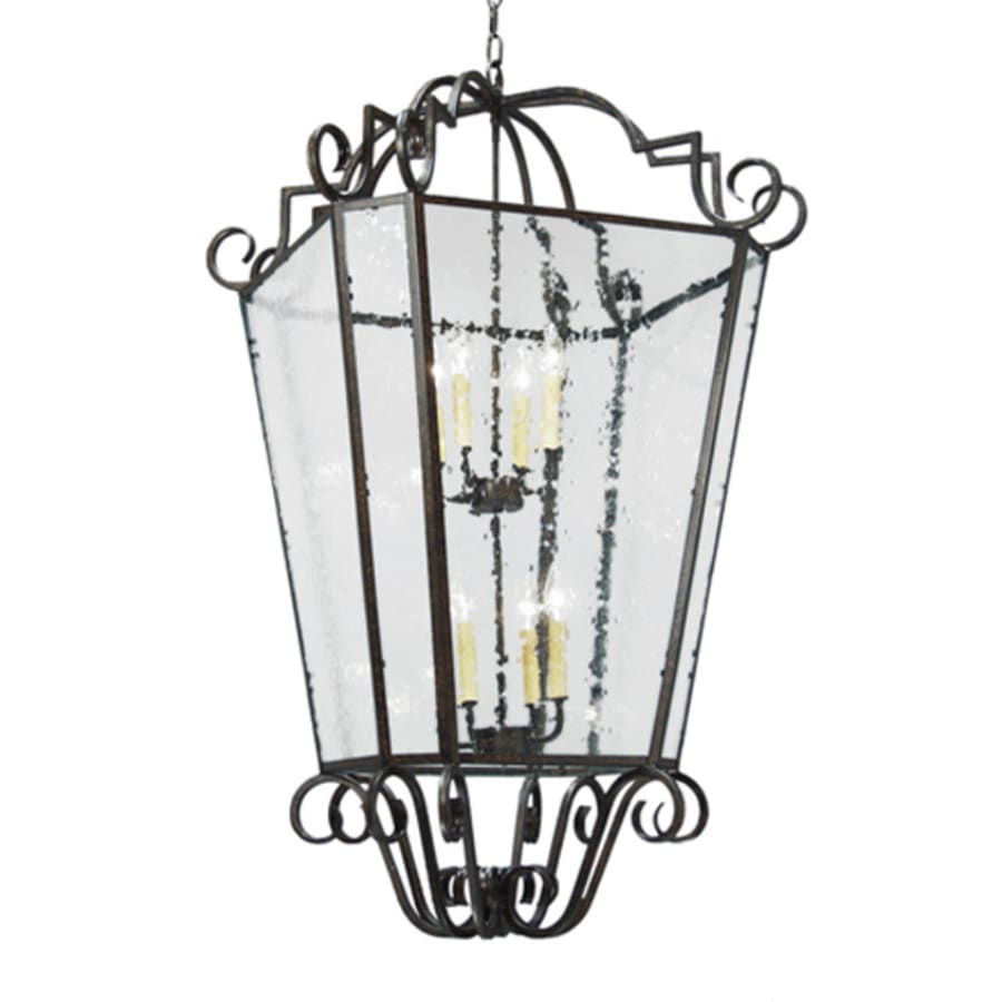 Meyda Tiffany Marin 8 Light 28" Wide Taper Candle Pendant