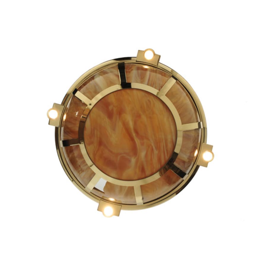 Meyda Tiffany Auburn 33" Wide Semi-Flush Bowl Ceiling Fixture