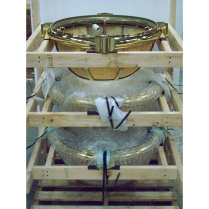 Meyda Tiffany Auburn 33" Wide Semi-Flush Bowl Ceiling Fixture