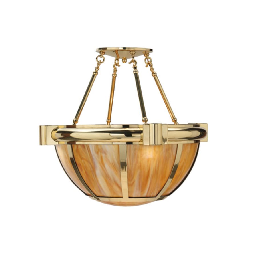 Meyda Tiffany Auburn 33" Wide Semi-Flush Bowl Ceiling Fixture