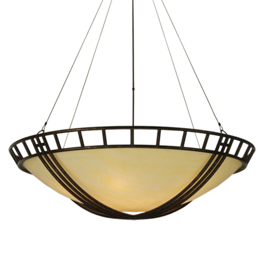 Meyda Tiffany Flowing Cross 12 Light 60" Wide Pendant