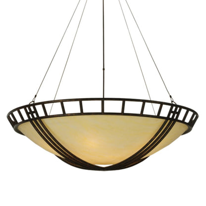 Meyda Tiffany Flowing Cross 12 Light 60" Wide Pendant