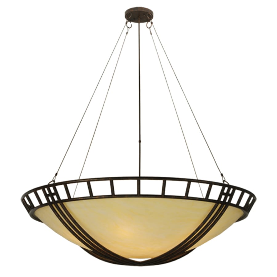 Meyda Tiffany Flowing Cross 12 Light 60" Wide Pendant