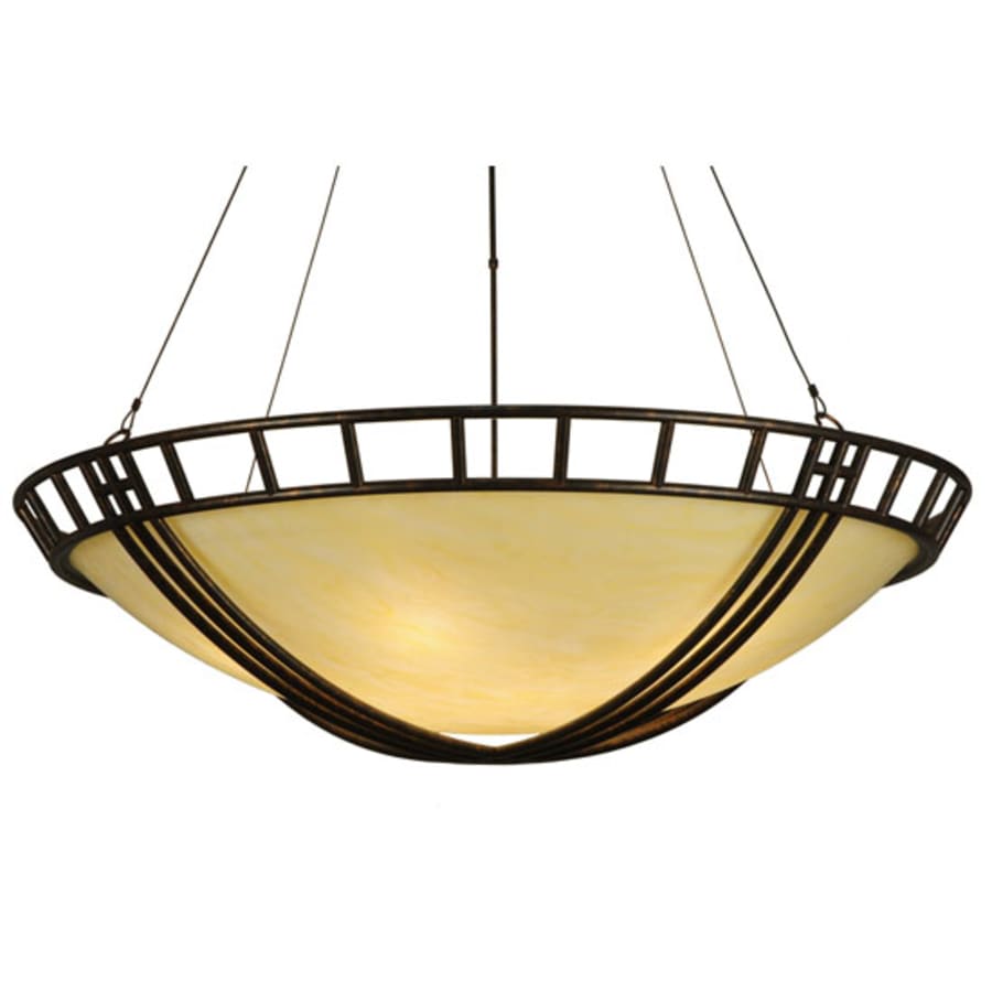 Meyda Tiffany Flowing Cross 12 Light 60" Wide Pendant