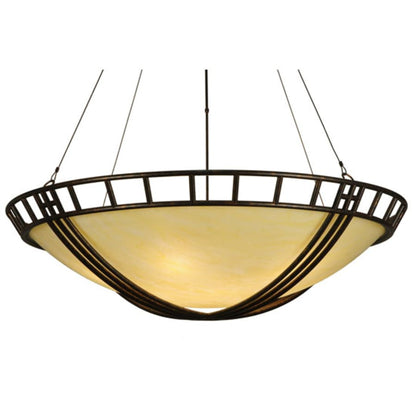 Meyda Tiffany Flowing Cross 12 Light 60" Wide Pendant