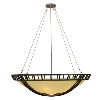 Meyda Tiffany Flowing Cross 12 Light 60" Wide Pendant