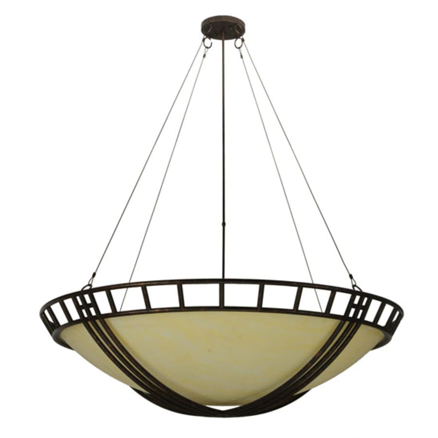 Meyda Tiffany Flowing Cross 12 Light 60" Wide Pendant