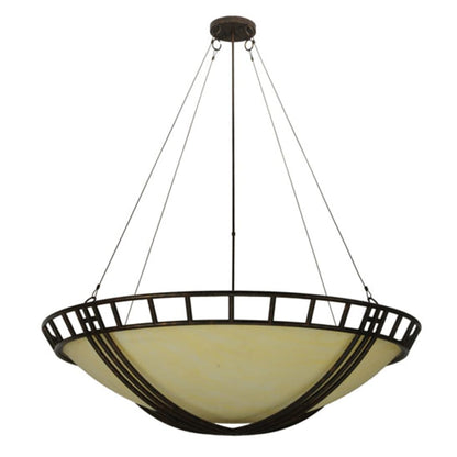 Meyda Tiffany Flowing Cross 12 Light 60" Wide Pendant