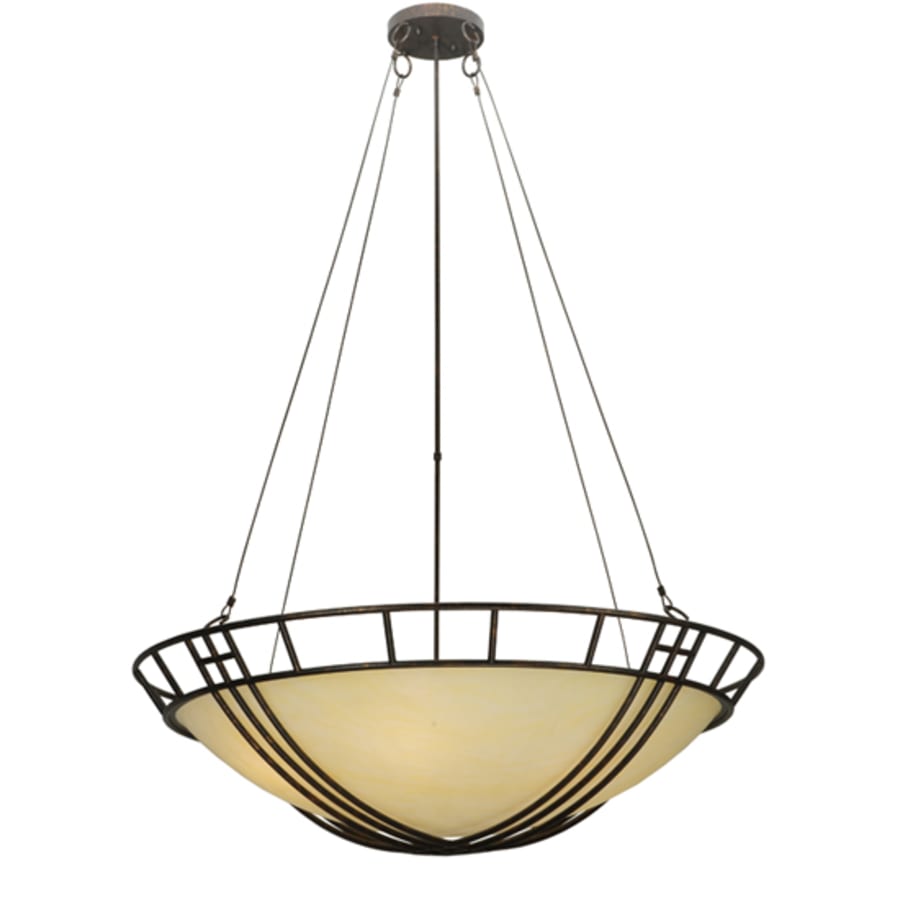 Meyda Tiffany Flowing Cross 6 Light 48" Wide Pendant
