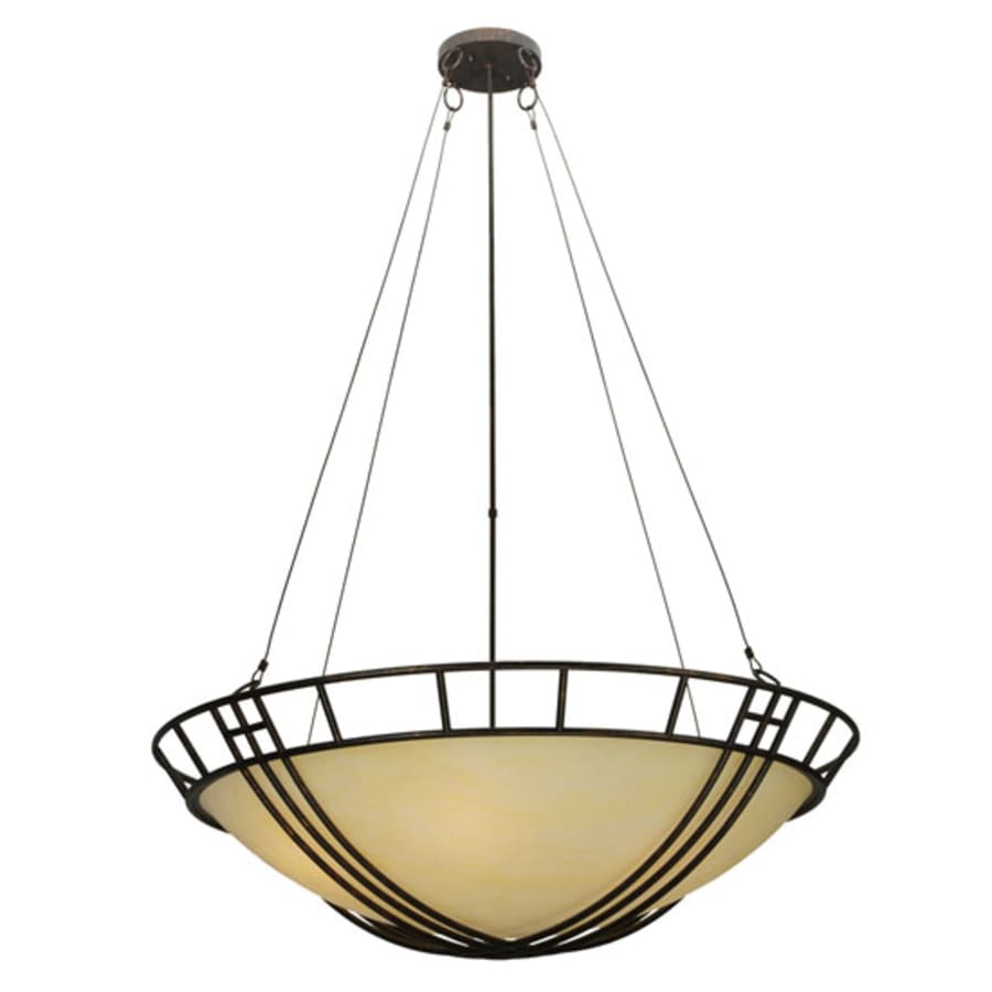 Meyda Tiffany Flowing Cross 6 Light 48" Wide Pendant