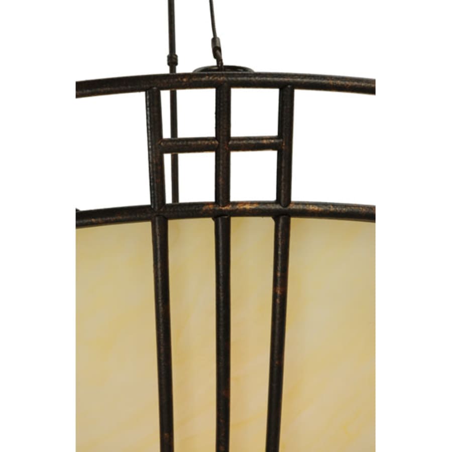 Meyda Tiffany Flowing Cross 6 Light 48" Wide Pendant