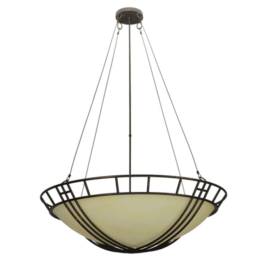 Meyda Tiffany Flowing Cross 6 Light 48" Wide Pendant