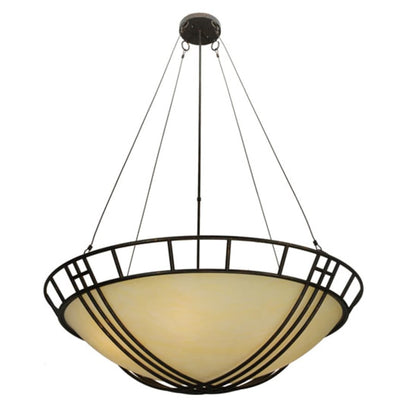 Meyda Tiffany Flowing Cross 6 Light 48" Wide Pendant