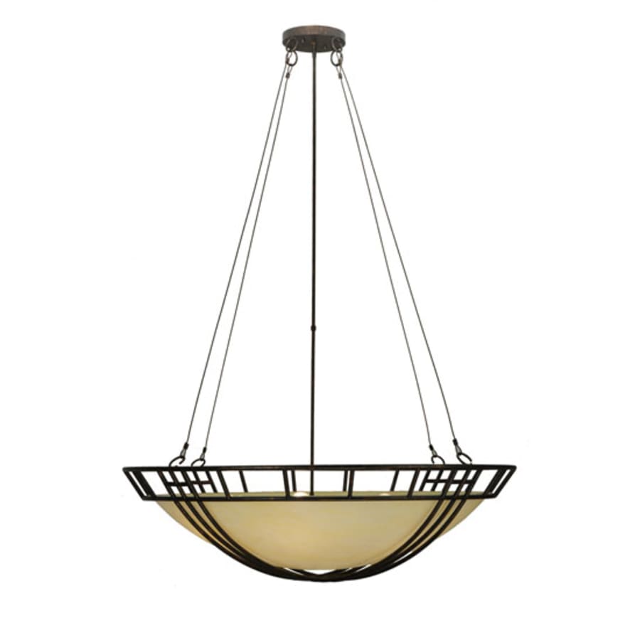 Meyda Tiffany Flowing Cross 6 Light 48" Wide Pendant