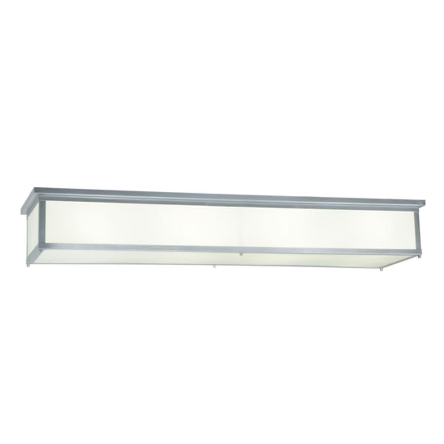 Meyda Tiffany Lumina 8 Light 72" Wide Flush Mount Ceiling Fixture - Sparkle Silver Finish - GU24 Bulb Base