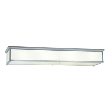 Meyda Tiffany Lumina 8 Light 72" Wide Flush Mount Ceiling Fixture - Sparkle Silver Finish - GU24 Bulb Base