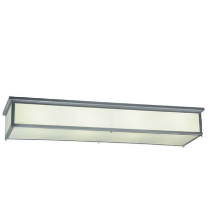 Meyda Tiffany Lumina 8 Light 72" Wide Flush Mount Ceiling Fixture - Sparkle Silver Finish - GU24 Bulb Base