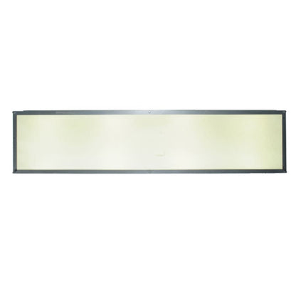 Meyda Tiffany Lumina 8 Light 72" Wide Flush Mount Ceiling Fixture - Sparkle Silver Finish - GU24 Bulb Base