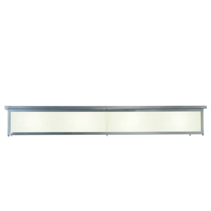 Meyda Tiffany Lumina 8 Light 72" Wide Flush Mount Ceiling Fixture - Sparkle Silver Finish - GU24 Bulb Base