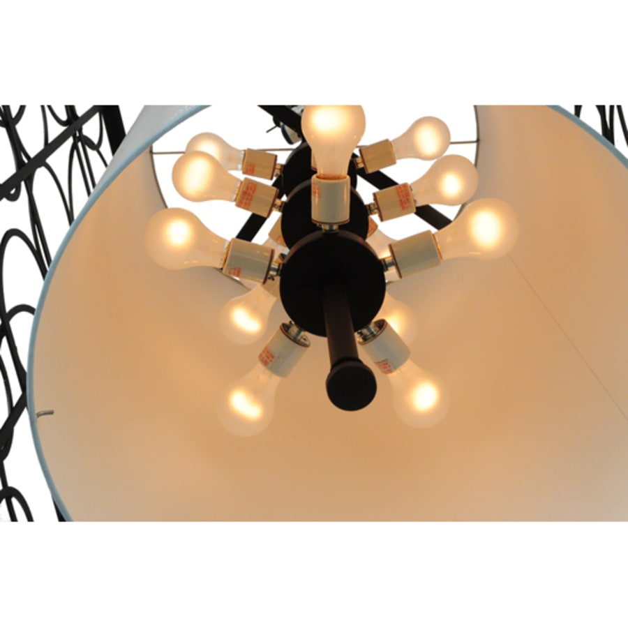 Meyda Tiffany Revival 15 Light 37" Wide Cage Pendant