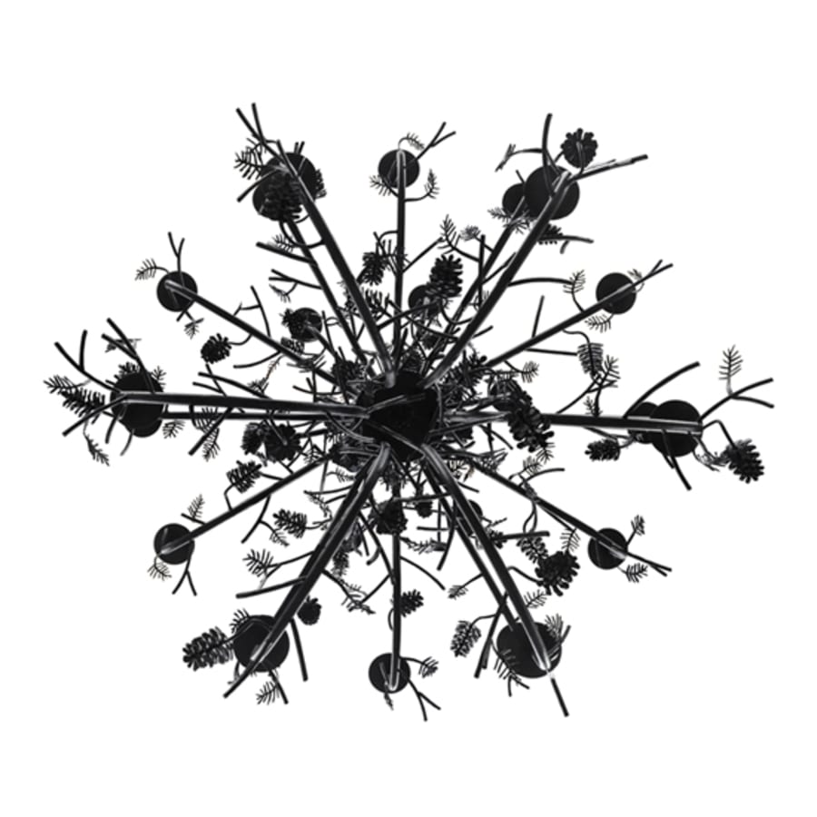 Meyda Tiffany Pinecone 24 Light 60" Wide Taper Candle Style Chandelier