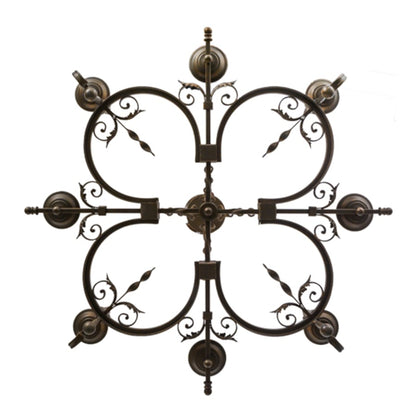 Meyda Tiffany Andorra 8 Light 43" Wide Taper Candle Style Chandelier