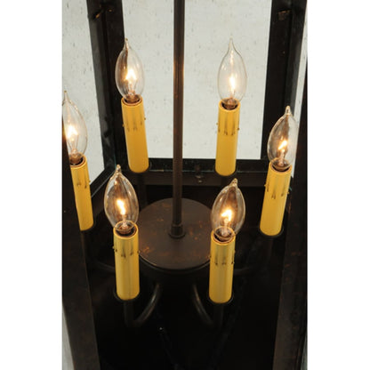 Meyda Tiffany Gascony 6 Light 18" Wide Taper Candle Pendant