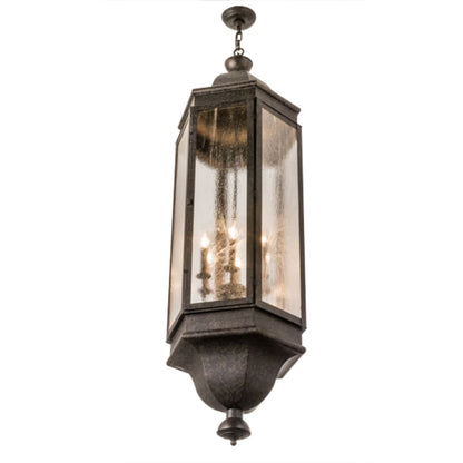 Meyda Tiffany Gascony 6 Light 18" Wide Taper Candle Pendant