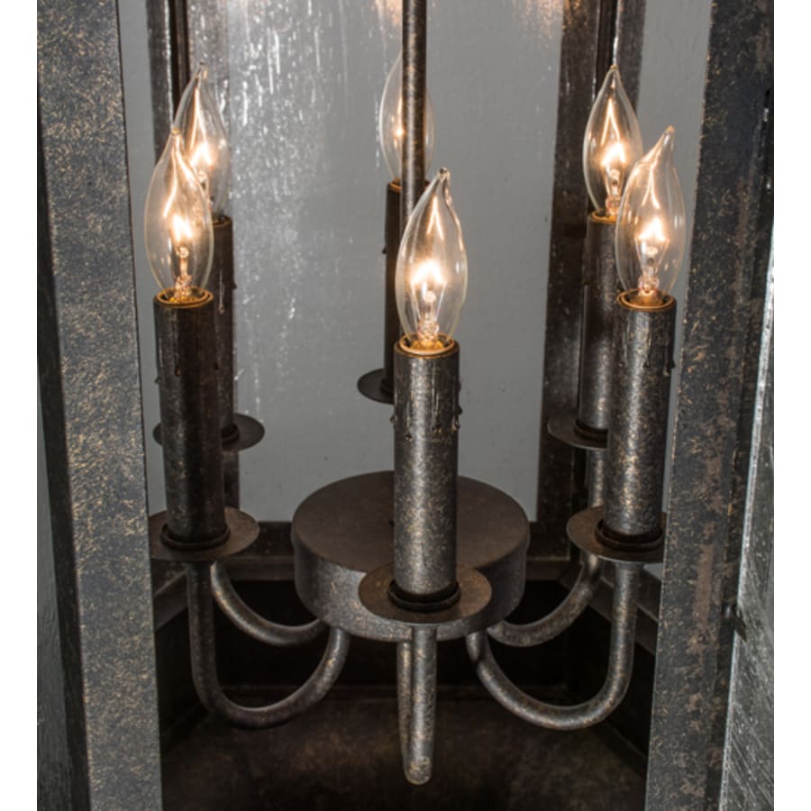 Meyda Tiffany Gascony 6 Light 18" Wide Taper Candle Pendant