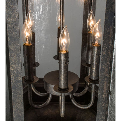 Meyda Tiffany Gascony 6 Light 18" Wide Taper Candle Pendant