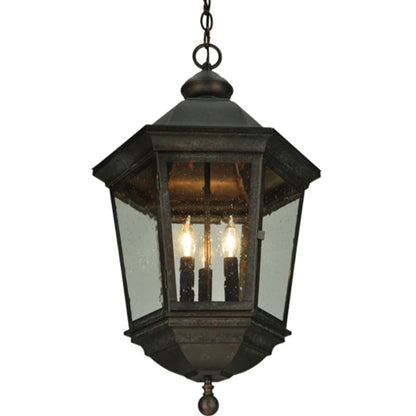Meyda Tiffany Tiamo 3 Light 15" Wide Taper Candle Pendant
