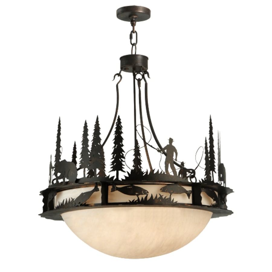 Meyda Tiffany Fisherman 6 Light 32" Wide Pendant