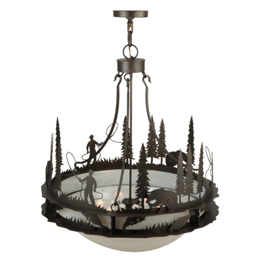 Meyda Tiffany Fisherman 6 Light 32" Wide Pendant