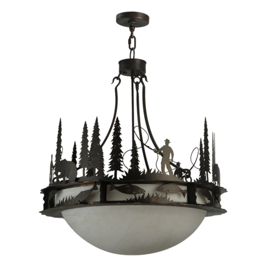Meyda Tiffany Fisherman 6 Light 32" Wide Pendant