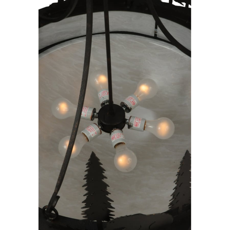 Meyda Tiffany Fisherman 6 Light 32" Wide Pendant
