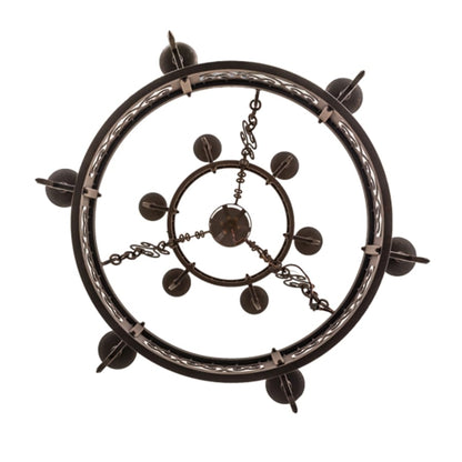 Meyda Tiffany Toscano 12 Light 36" Wide Taper Candle Style Chandelier