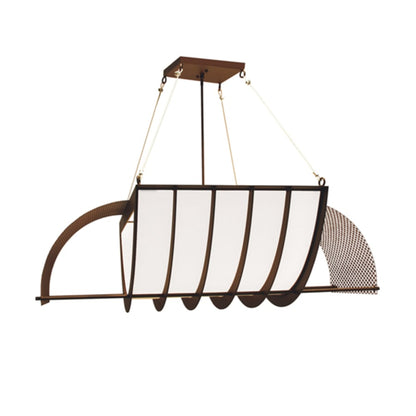 Meyda Tiffany Nalda 4 Light 48" Wide Abstract Pendant