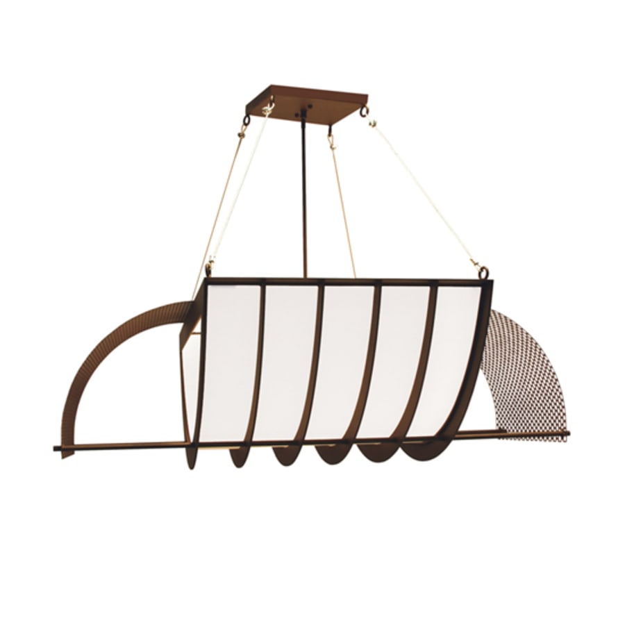 Meyda Tiffany Nalda 4 Light 48" Wide Abstract Pendant