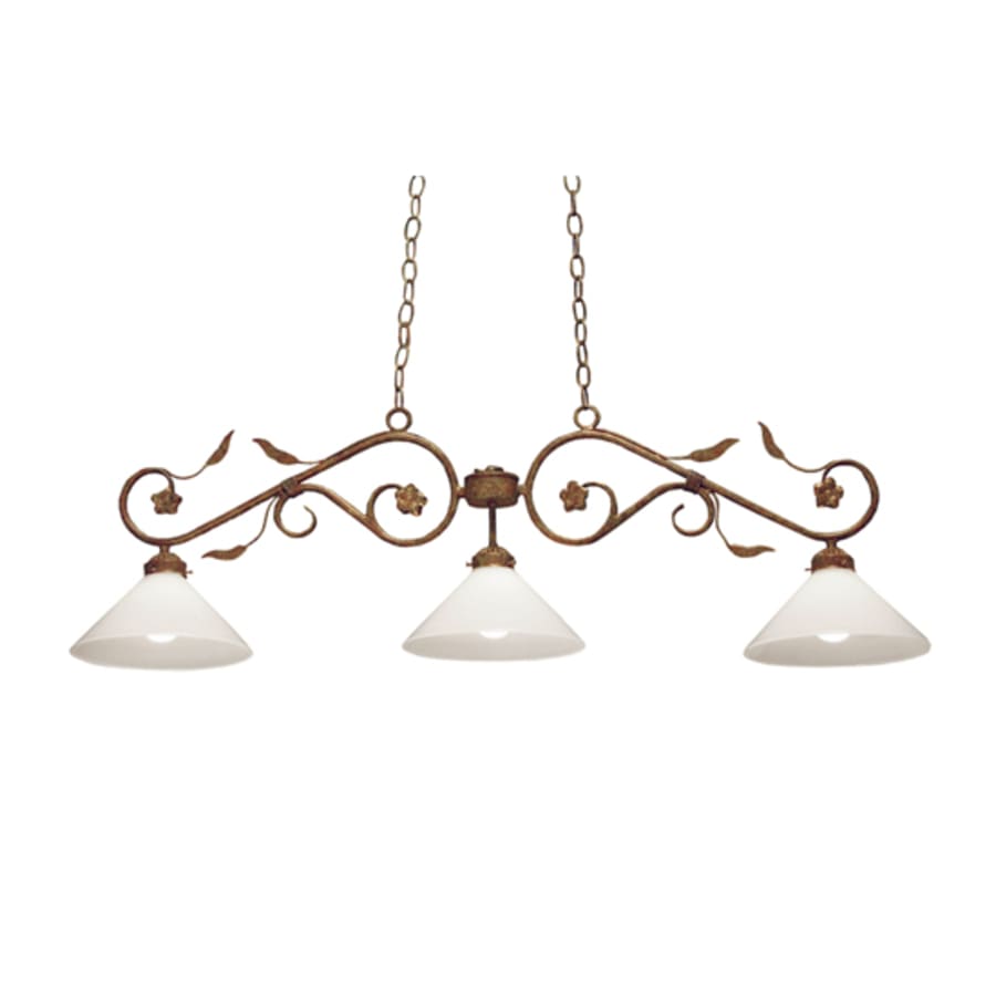 Meyda Tiffany Bordeaux 3 Light 48" Wide Linear Pendant