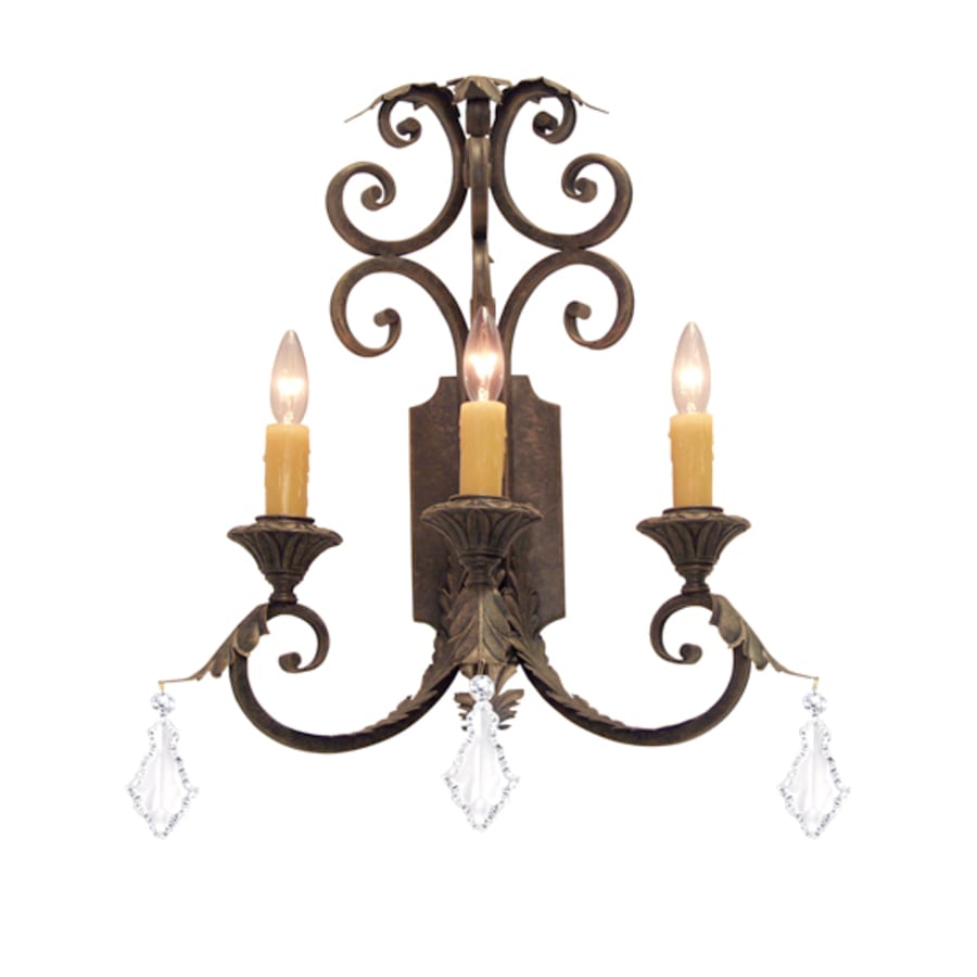 Meyda Tiffany Serratina 3 Light 26" Tall Wall Sconce