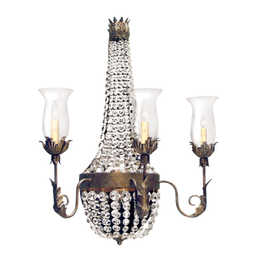 Meyda Tiffany Crista 3 Light 34" Tall Wall Sconce