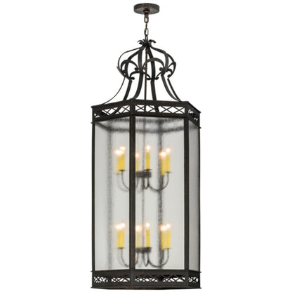 Meyda Tiffany Estancia 12 Light 27" Wide Taper Candle Pendant