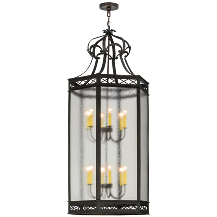 Meyda Tiffany Estancia 12 Light 27" Wide Taper Candle Pendant