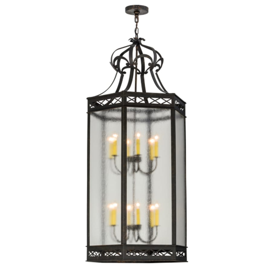 Meyda Tiffany Estancia 12 Light 27" Wide Taper Candle Pendant