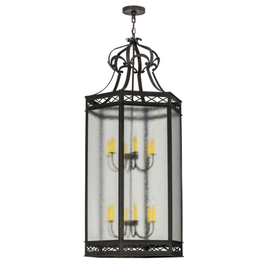 Meyda Tiffany Estancia 12 Light 27" Wide Taper Candle Pendant