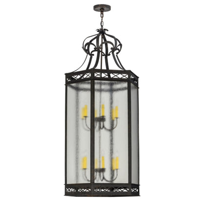 Meyda Tiffany Estancia 12 Light 27" Wide Taper Candle Pendant