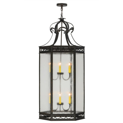 Meyda Tiffany Estancia 12 Light 27" Wide Taper Candle Pendant