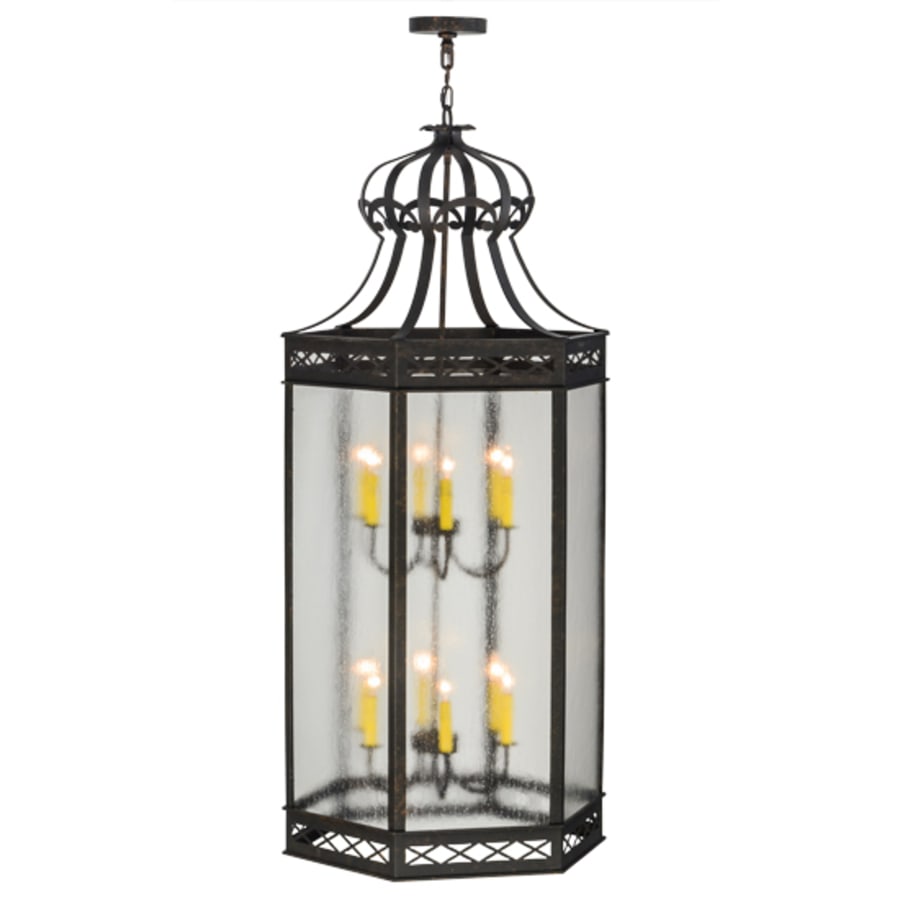 Meyda Tiffany Estancia 12 Light 27" Wide Taper Candle Pendant